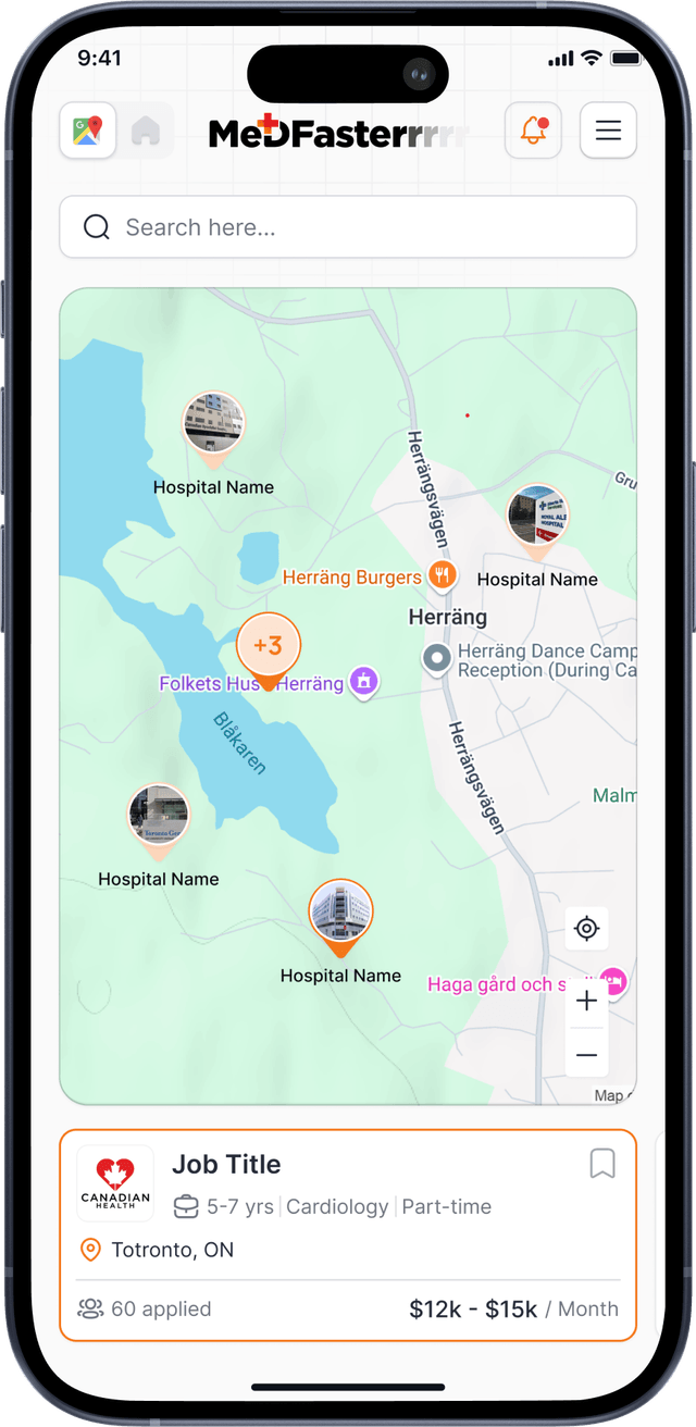 MedFaster app interface